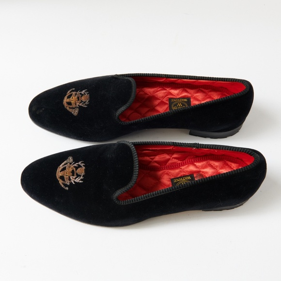 80s - SUSAN BENNIS - WARREN EDWARDS - Loafer - Men\'s - 10 - BLK Velvet main image 5